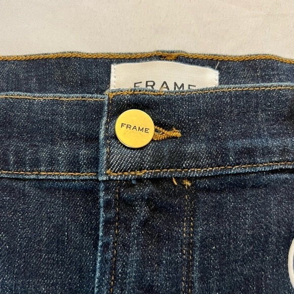 NWT FRAME Women’s “Le Cutoff” Denim Shorts, Size 33 - Picture 3 of 6